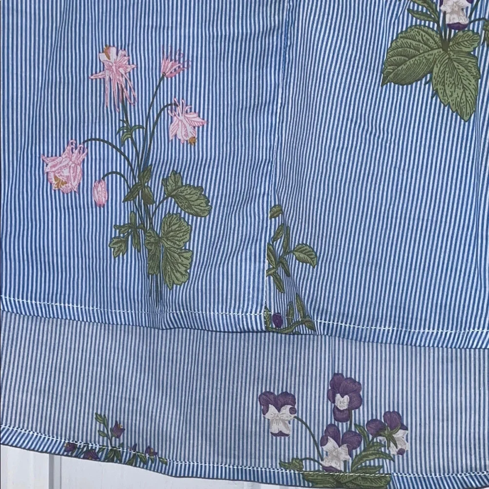 ☀️☀️Max Jeans Floral Button Down Shirt - Blue 🛑Sold🛑 - Picture 5 of 7